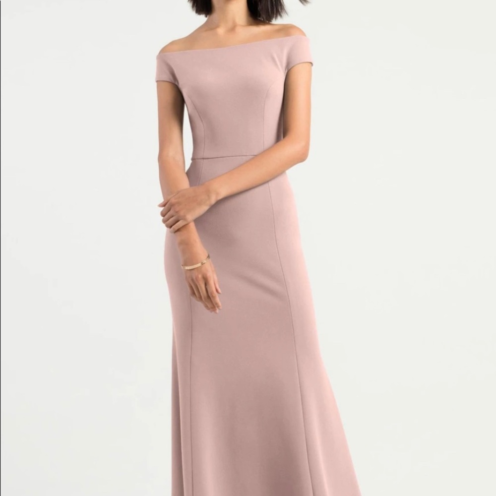 Jenny Yoo Bridesmaid Dress Larson- Whipped Apricot